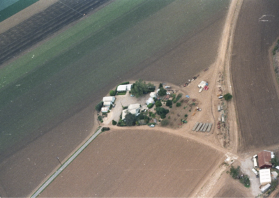 An aerial view of Margaret’s ranch in the 80s.
