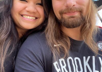 Spencer and his girlfriend, Cayt