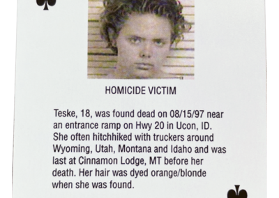 Tonya Teske’s cold case playing card