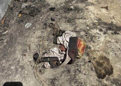 The underwear that Kelly found at the loading dock