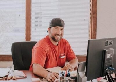 Nick at his desk in Gilbert Air