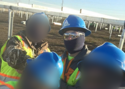 Cole at one of his job sites