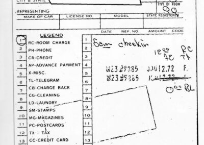 A motel receipt from Salt Lake City linked David to a call made to the Jaeger family.