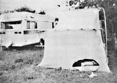 The tent Susie was sleeping in when she was taken