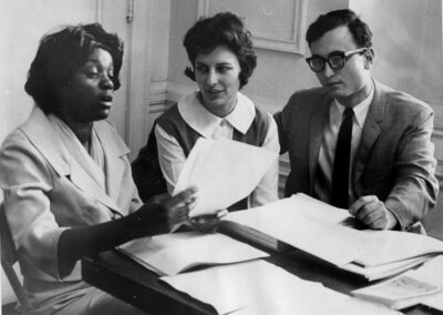 Alberta during a student campaign to register African American voters
