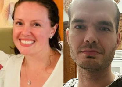 Left to right: Christine Banfield and Joseph Ryan