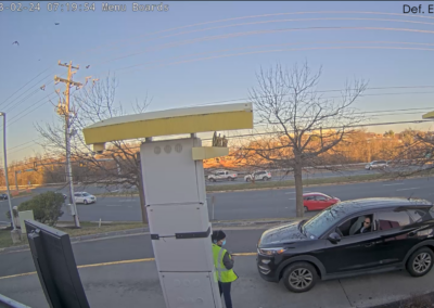 A still of surveillance footage showing Brendan at a nearby McDonald's on the morning of February 23rd, 2023.