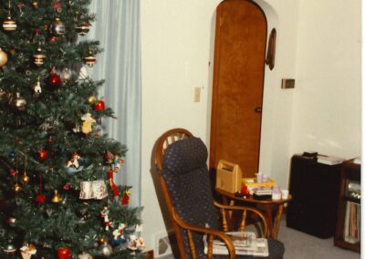The living room of the O’Brien-Krueger home