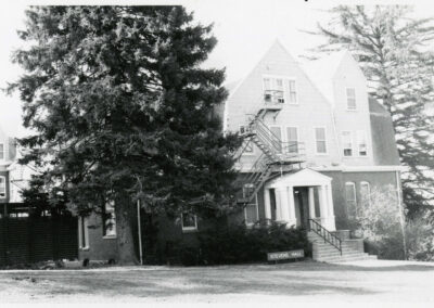 The exterior of Stevens Hall