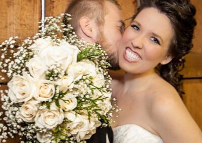 Braden and Alyssa at their wedding
