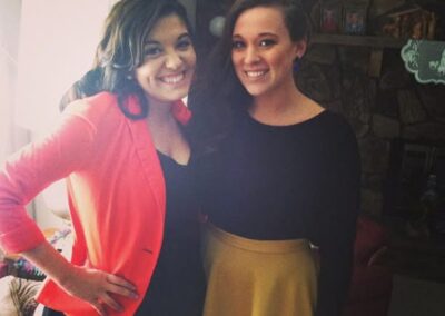 Brit Prawat and Ashley Flowers in 2013