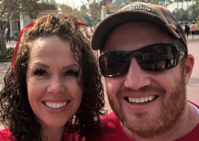 Meggan and her husband, Mitch