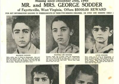 A missing persons flyer for the Sodder children