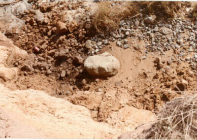 The Coke can recovered near the crime scene, pictured on the left side of the image.
