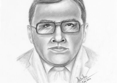 Composite sketch of Fernando-David, the man that Marina Ramos’ cousin recalled seeing with Marina before her disappearance.