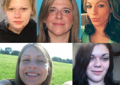 From top left to bottom right: Blair Tonzelli, Amy McHale, Maribel Fresses, Gabrielle Amarando, and Nicole Fusaro.